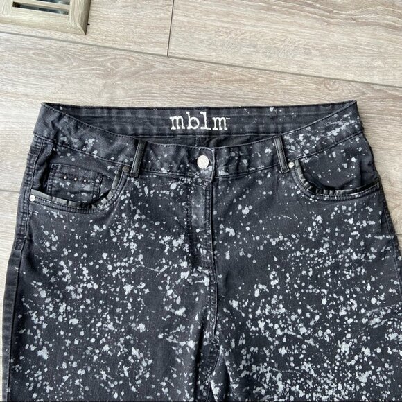 Mblm Splattered  Studded Skinny Jeans - Picture 2 of 15